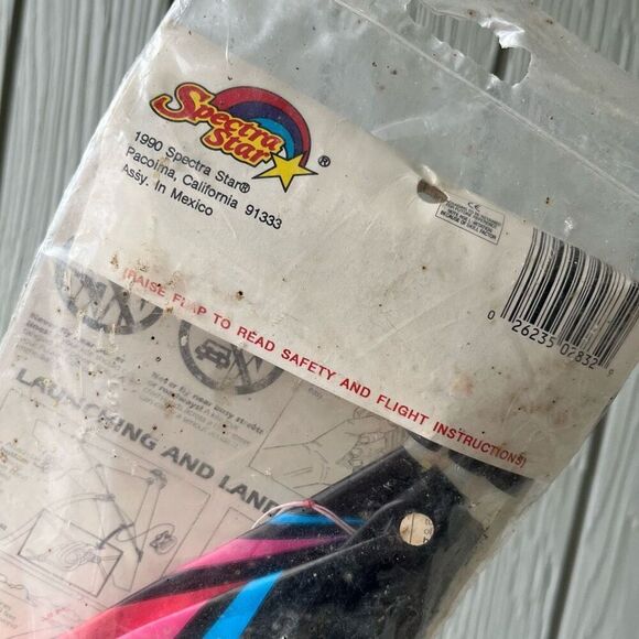 Vintage 1990 Spectra Star Dual Control Stunt Kite NIP Deadstock 4' - Picture 5 of 13